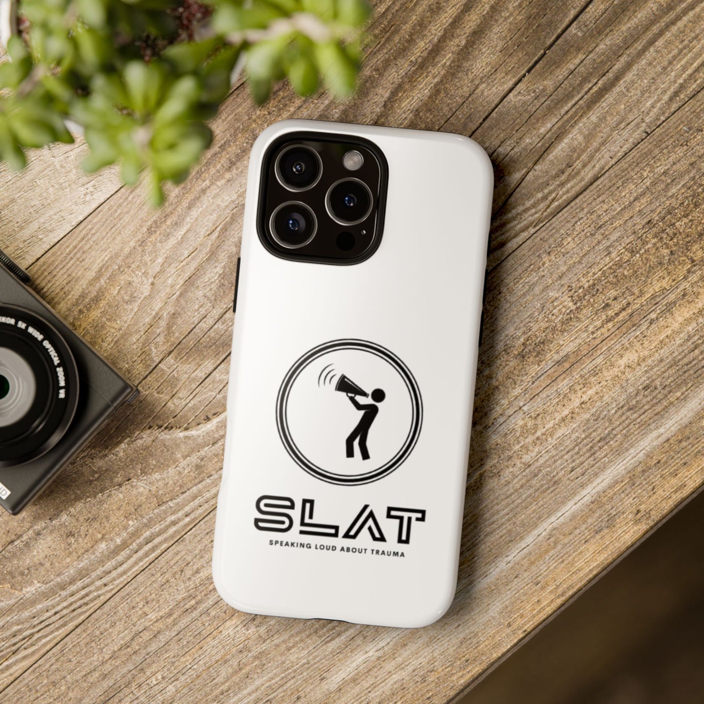 SLAT Tough Phone Case - Speak Loud About Trauma, Support Mental Health, Gift for Advocates, Durable and Stylish Cover, Unique Online Shop