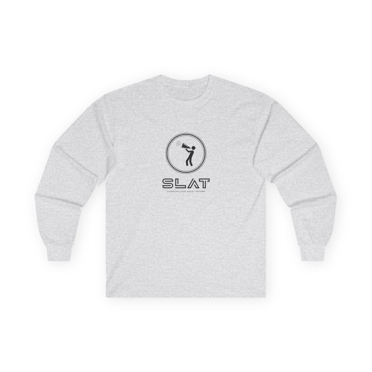 Unisex Long Sleeve Tee with SLAT Design - Perfect for Casual Wear, Holidays, Gifts, Outdoor Activities