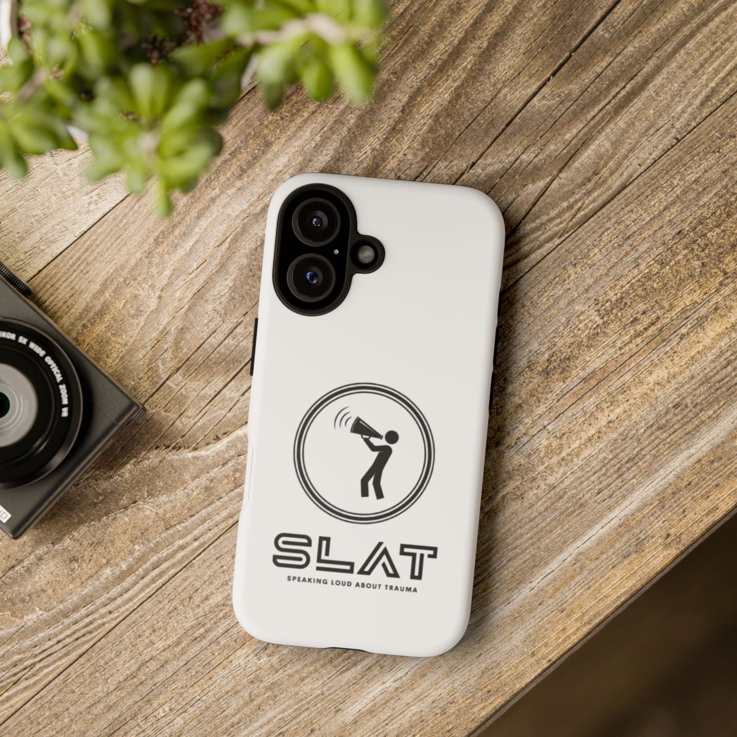SLAT Tough Phone Case - Speak Loud About Trauma, Support Mental Health, Gift for Advocates, Durable and Stylish Cover, Unique Online Shop