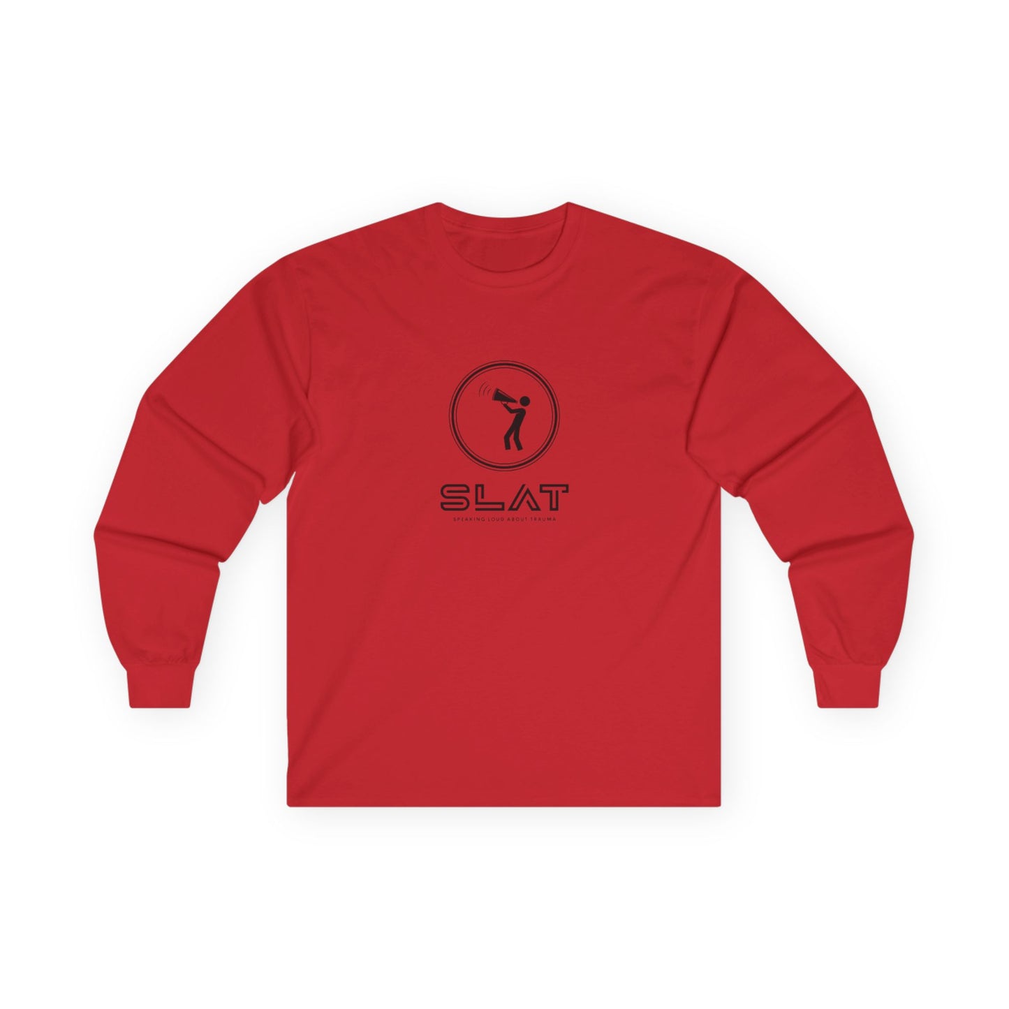 Unisex Long Sleeve Tee with SLAT Design - Perfect for Casual Wear, Holidays, Gifts, Outdoor Activities