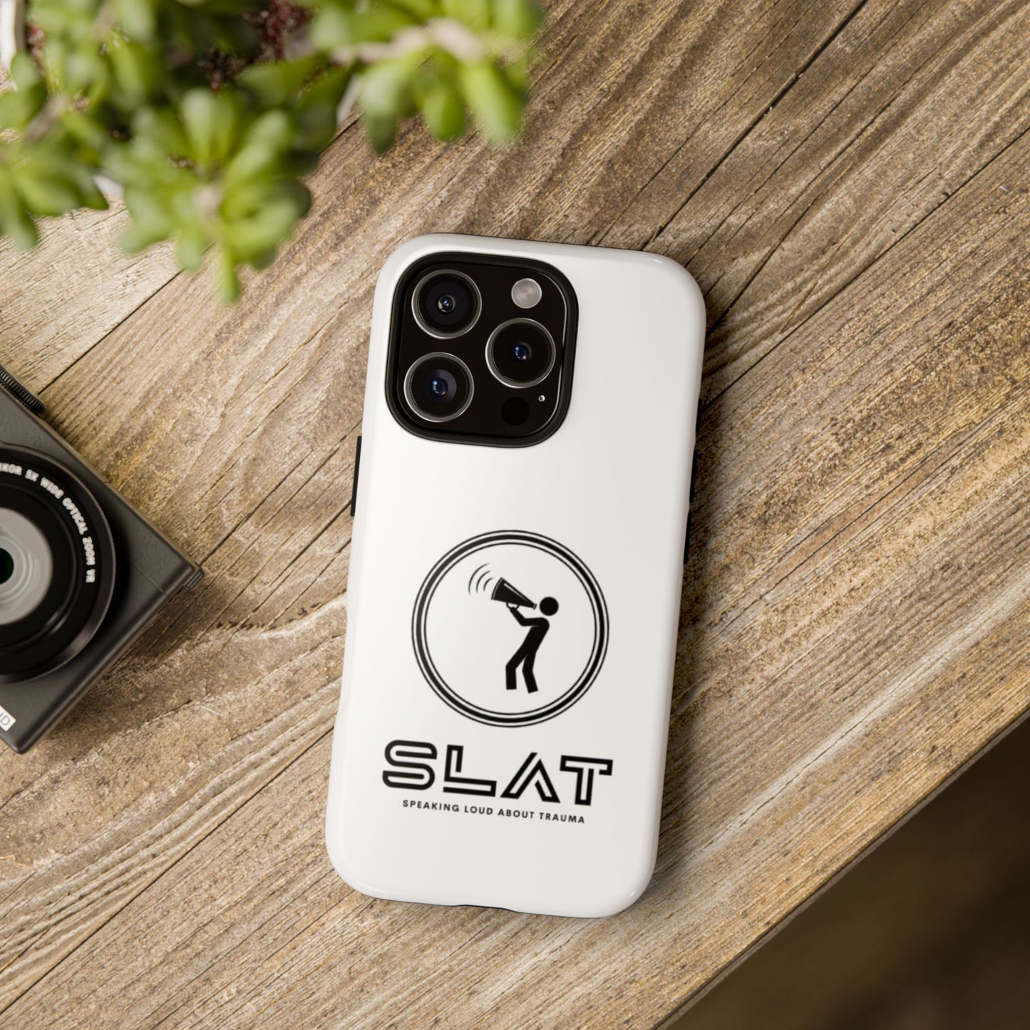 SLAT Tough Phone Case - Speak Loud About Trauma, Support Mental Health, Gift for Advocates, Durable and Stylish Cover, Unique Online Shop