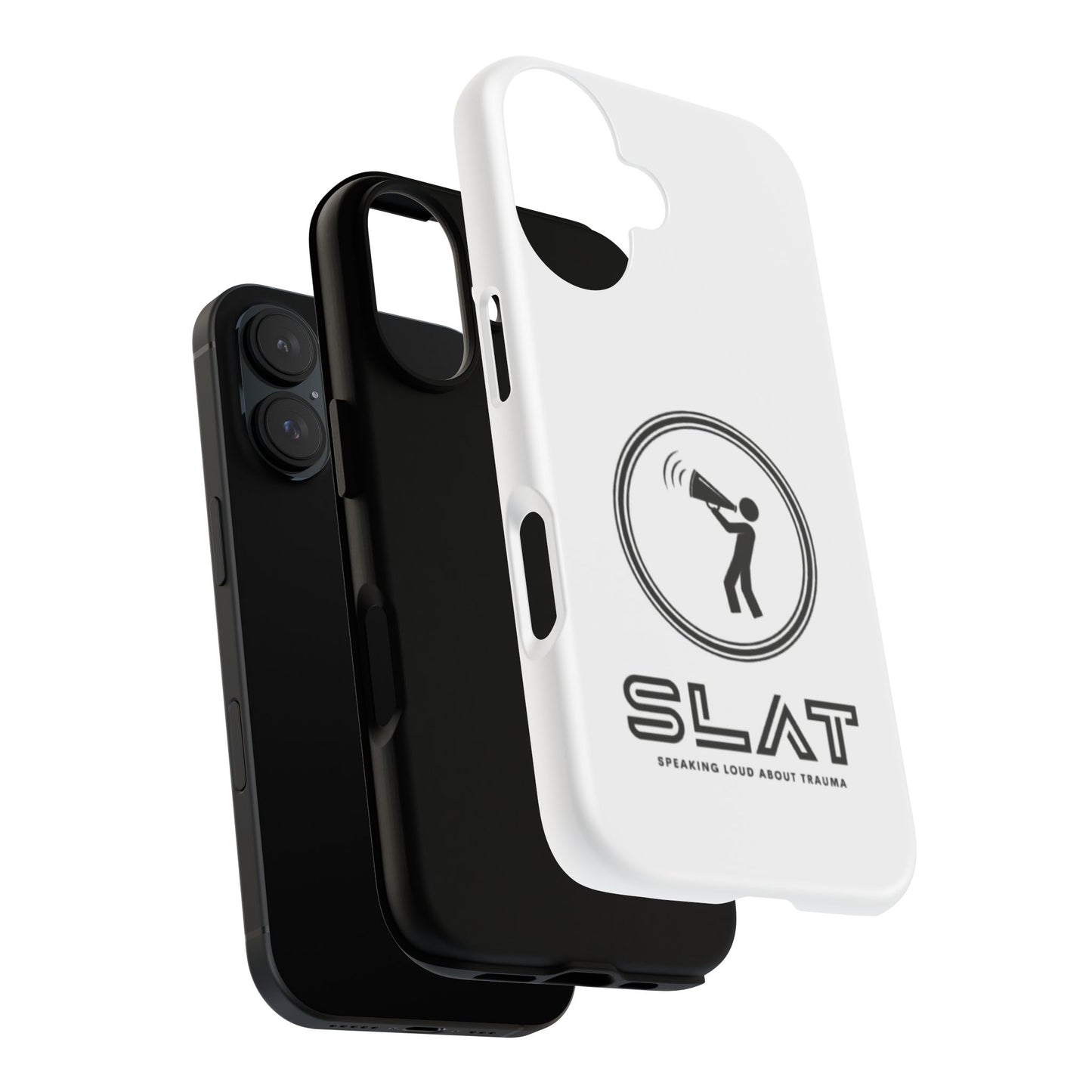 SLAT Tough Phone Case - Speak Loud About Trauma, Support Mental Health, Gift for Advocates, Durable and Stylish Cover, Unique Online Shop