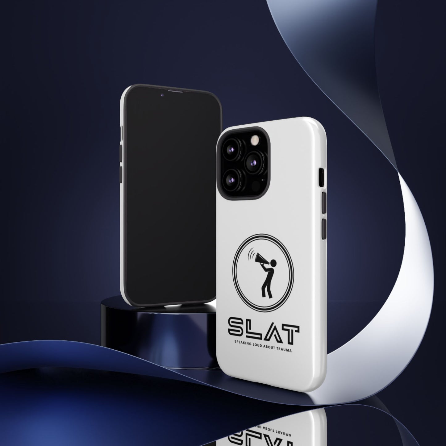 SLAT Tough Phone Case - Speak Loud About Trauma, Support Mental Health, Gift for Advocates, Durable and Stylish Cover, Unique Online Shop
