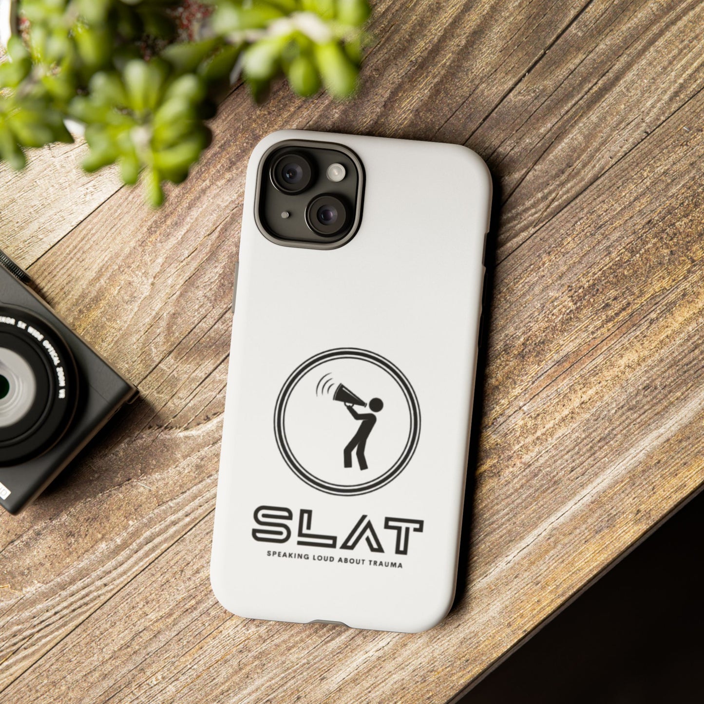 SLAT Tough Phone Case - Speak Loud About Trauma, Support Mental Health, Gift for Advocates, Durable and Stylish Cover, Unique Online Shop