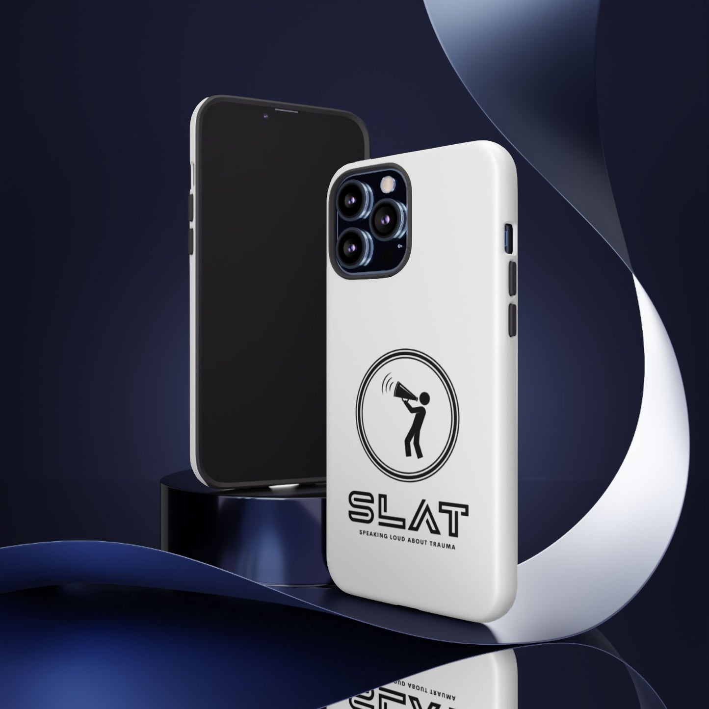SLAT Tough Phone Case - Speak Loud About Trauma, Support Mental Health, Gift for Advocates, Durable and Stylish Cover, Unique Online Shop