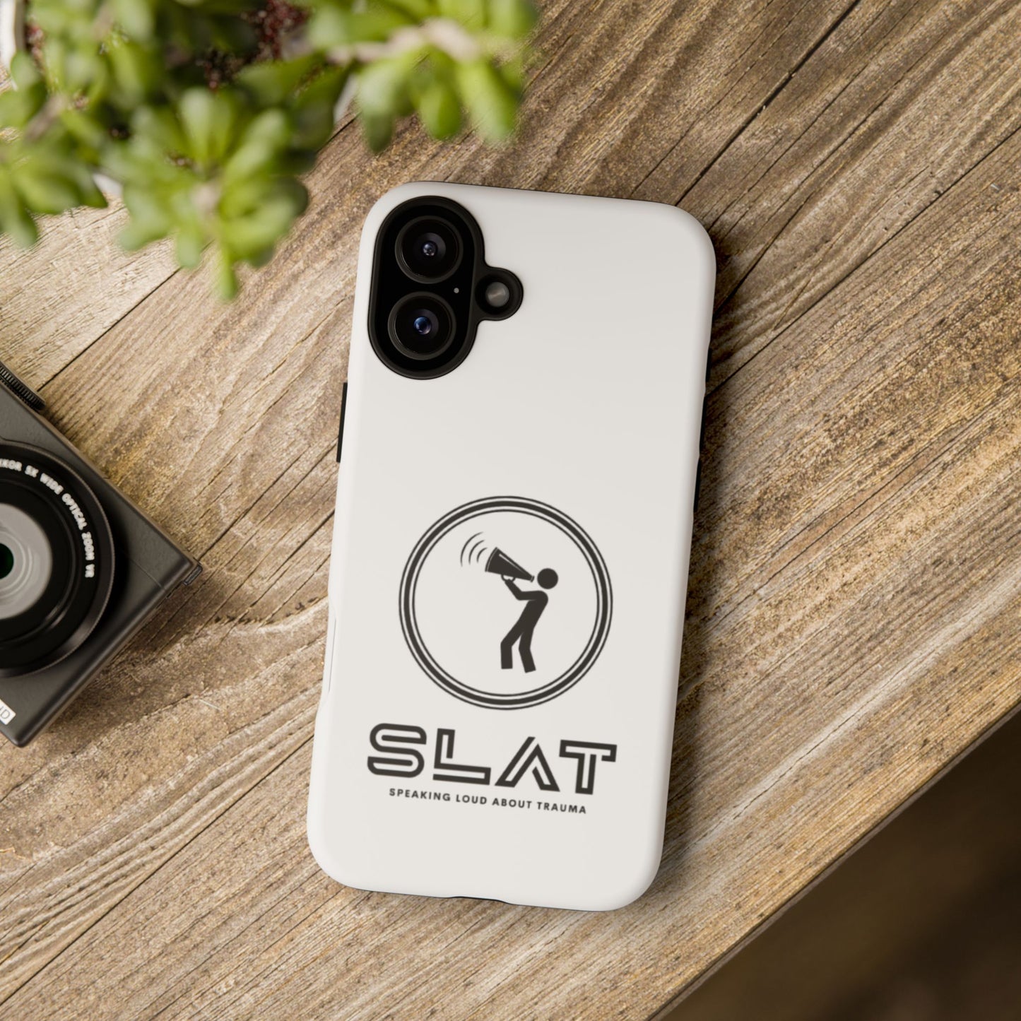 SLAT Tough Phone Case - Speak Loud About Trauma, Support Mental Health, Gift for Advocates, Durable and Stylish Cover, Unique Online Shop
