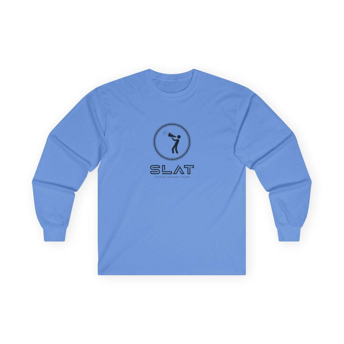 Unisex Long Sleeve Tee with SLAT Design - Perfect for Casual Wear, Holidays, Gifts, Outdoor Activities