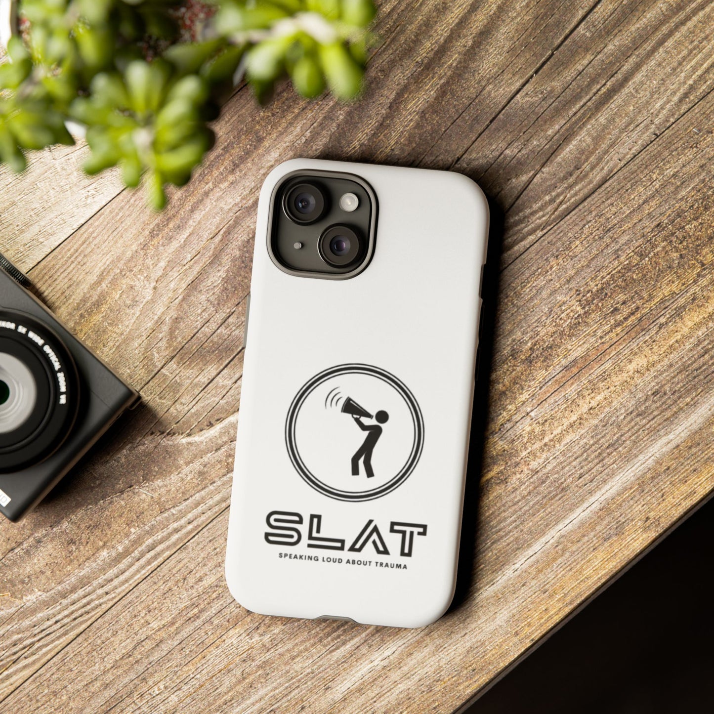 SLAT Tough Phone Case - Speak Loud About Trauma, Support Mental Health, Gift for Advocates, Durable and Stylish Cover, Unique Online Shop