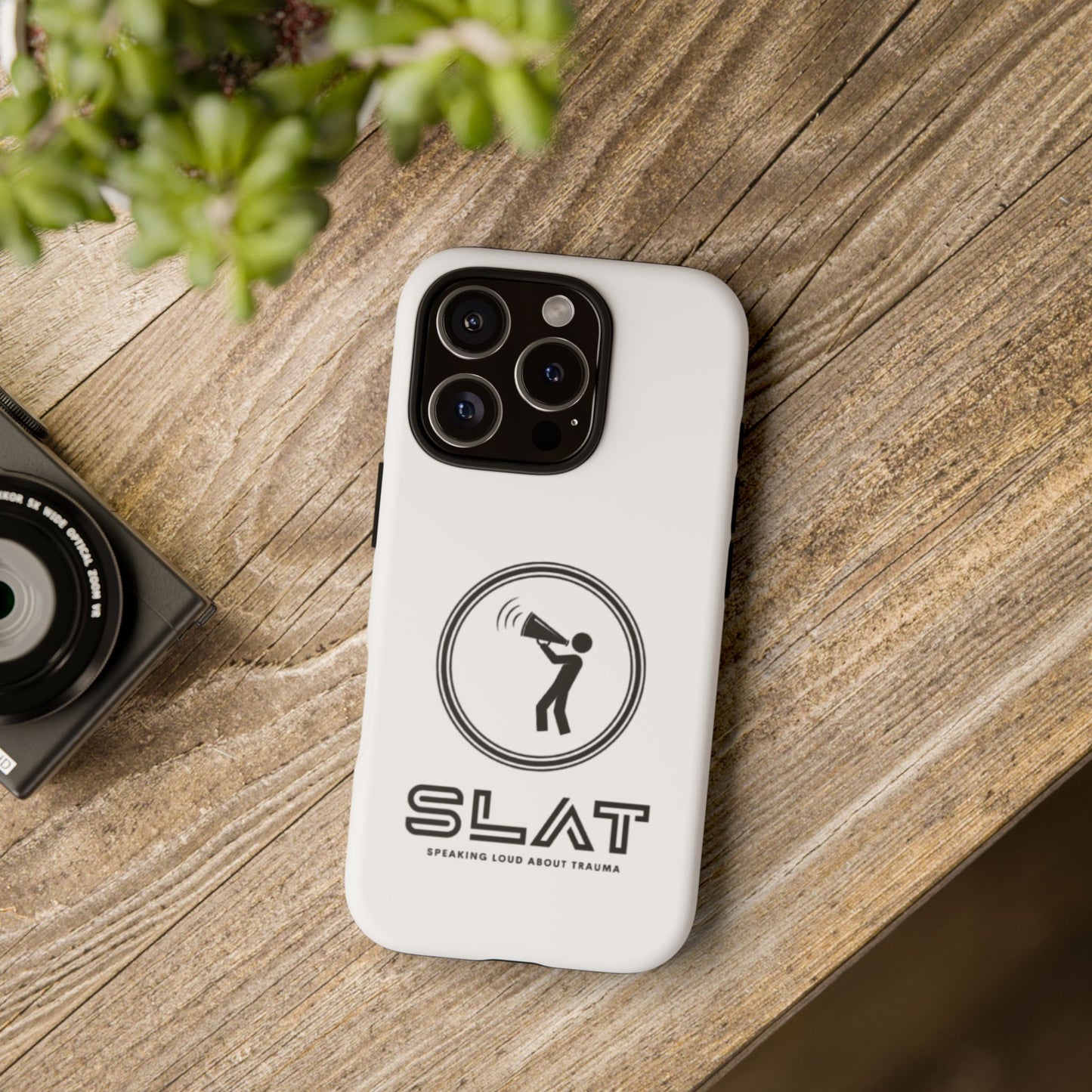 SLAT Tough Phone Case - Speak Loud About Trauma, Support Mental Health, Gift for Advocates, Durable and Stylish Cover, Unique Online Shop