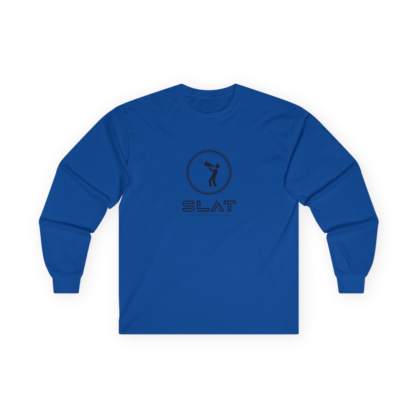 Unisex Long Sleeve Tee with SLAT Design - Perfect for Casual Wear, Holidays, Gifts, Outdoor Activities