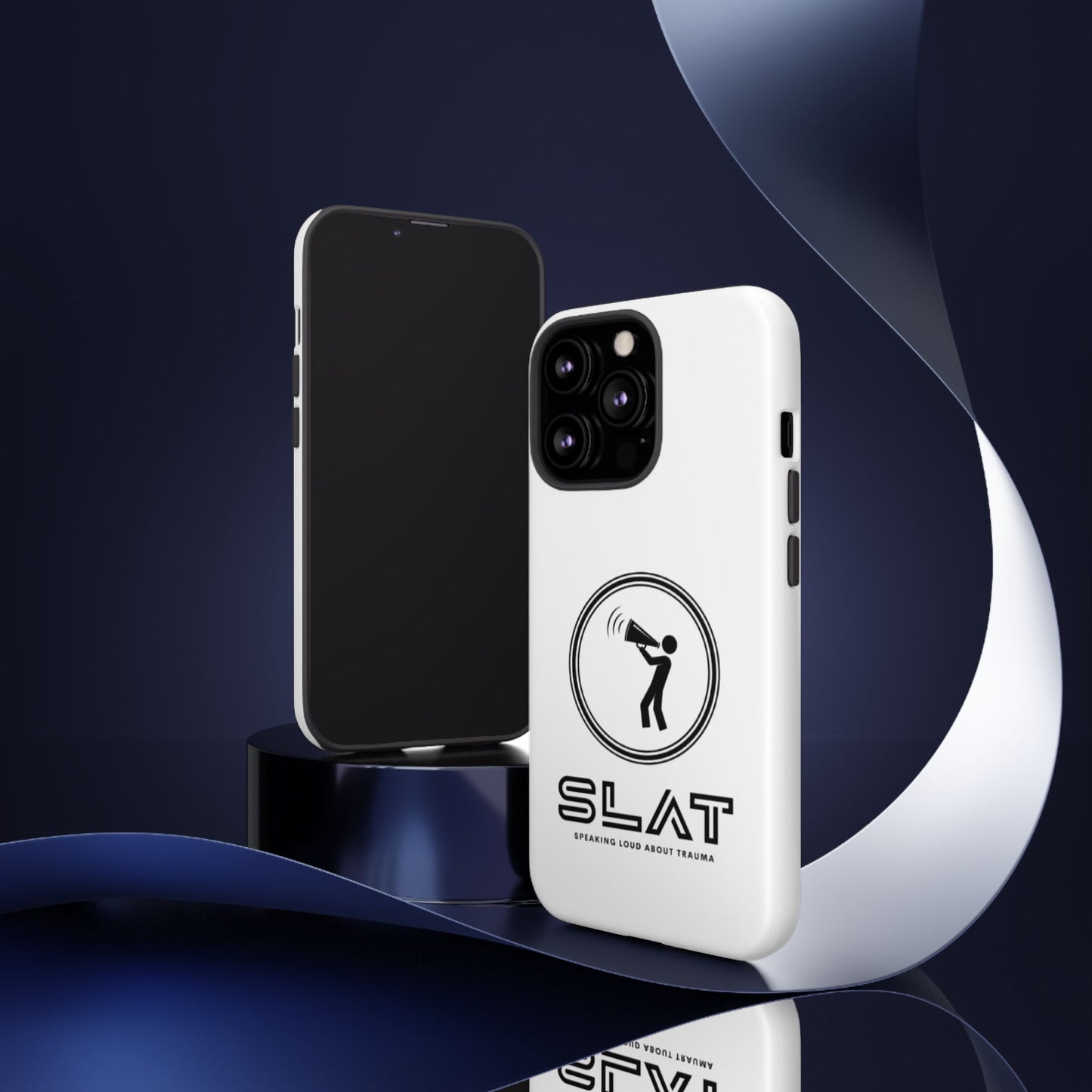 SLAT Tough Phone Case - Speak Loud About Trauma, Support Mental Health, Gift for Advocates, Durable and Stylish Cover, Unique Online Shop