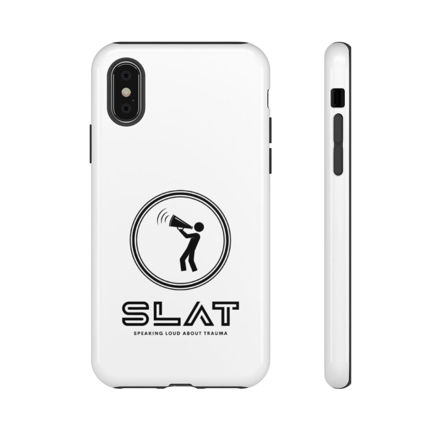 SLAT Tough Phone Case - Speak Loud About Trauma, Support Mental Health, Gift for Advocates, Durable and Stylish Cover, Unique Online Shop