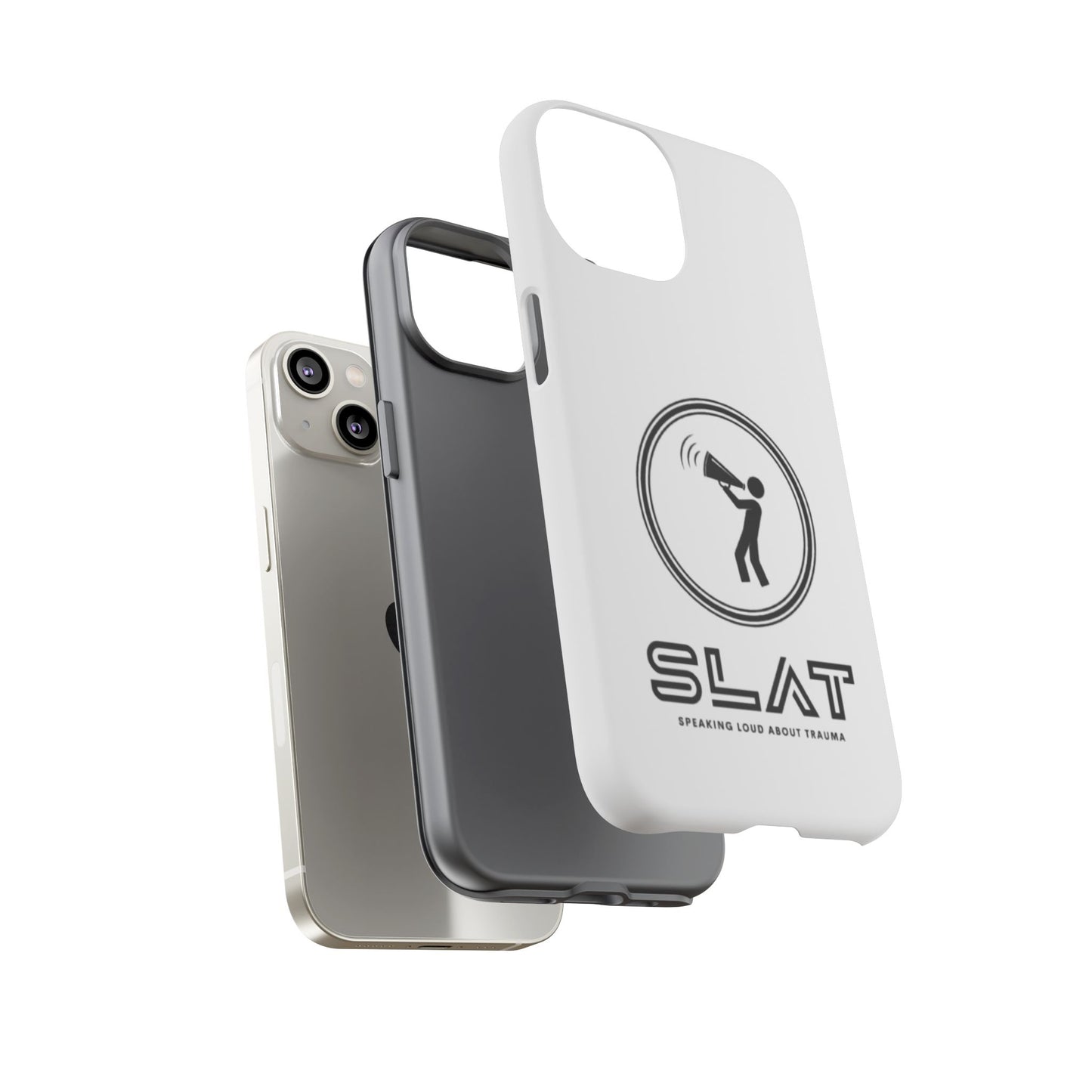 SLAT Tough Phone Case - Speak Loud About Trauma, Support Mental Health, Gift for Advocates, Durable and Stylish Cover, Unique Online Shop