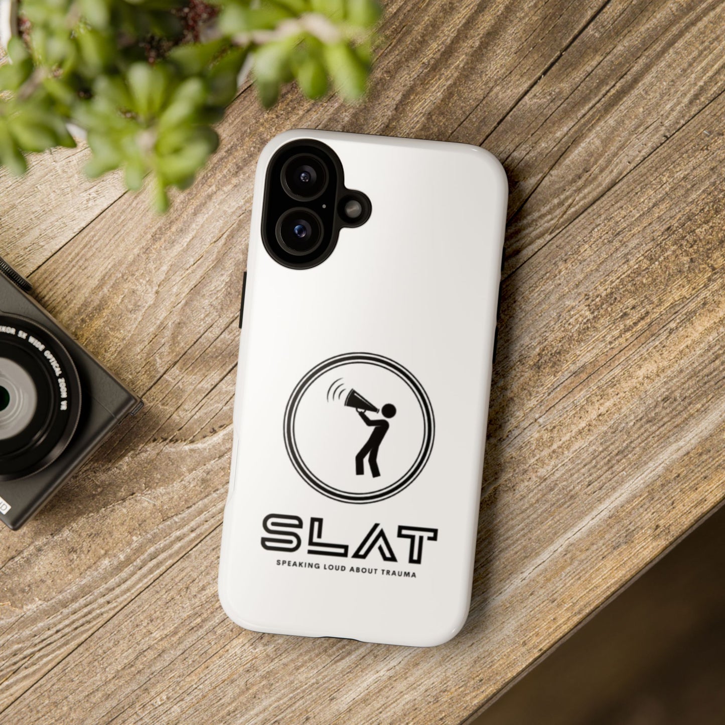 SLAT Tough Phone Case - Speak Loud About Trauma, Support Mental Health, Gift for Advocates, Durable and Stylish Cover, Unique Online Shop