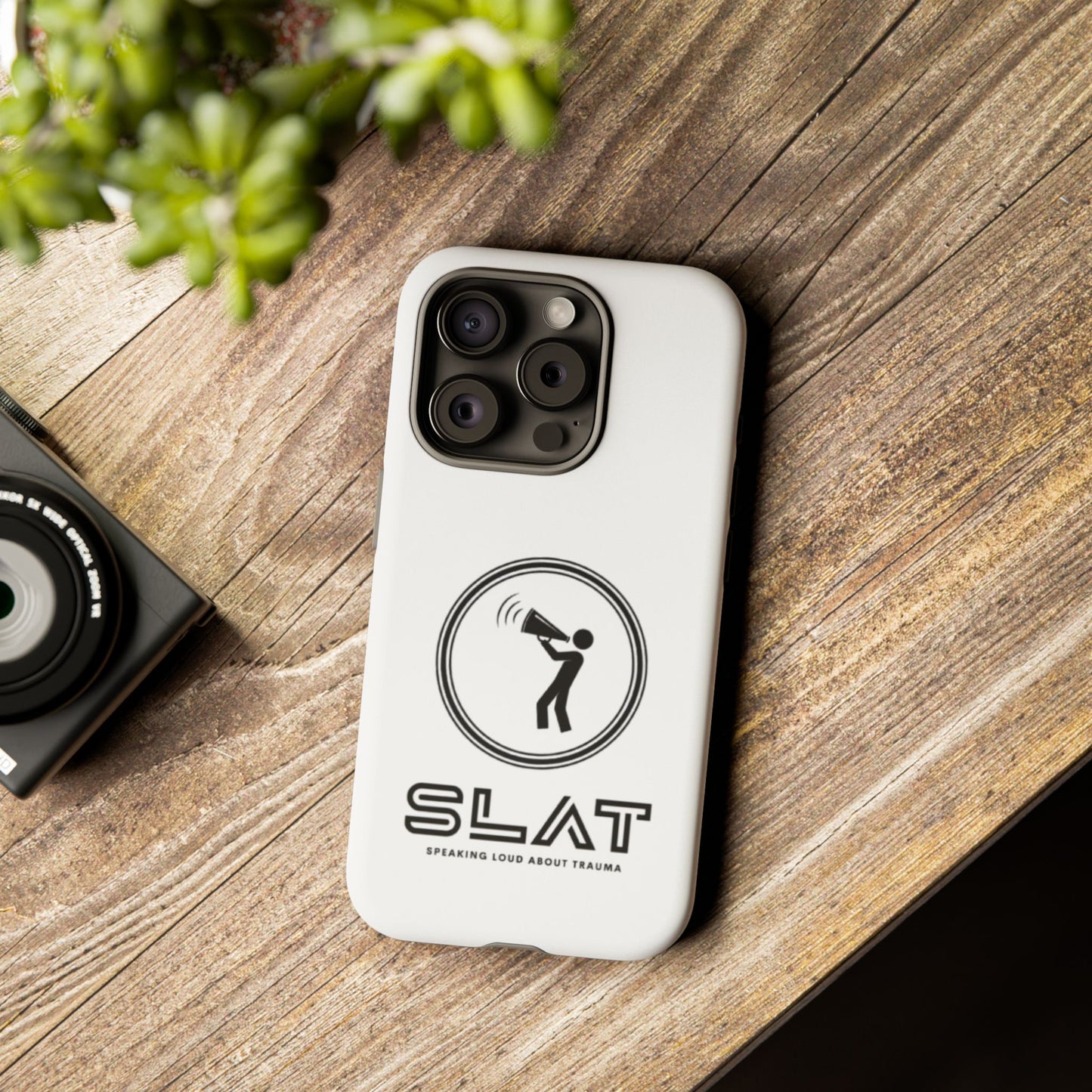SLAT Tough Phone Case - Speak Loud About Trauma, Support Mental Health, Gift for Advocates, Durable and Stylish Cover, Unique Online Shop